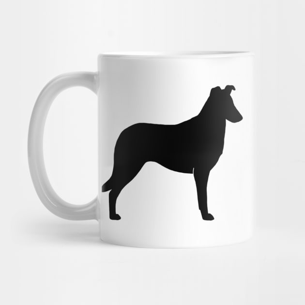 Smooth Collie Silhouette by Coffee Squirrel